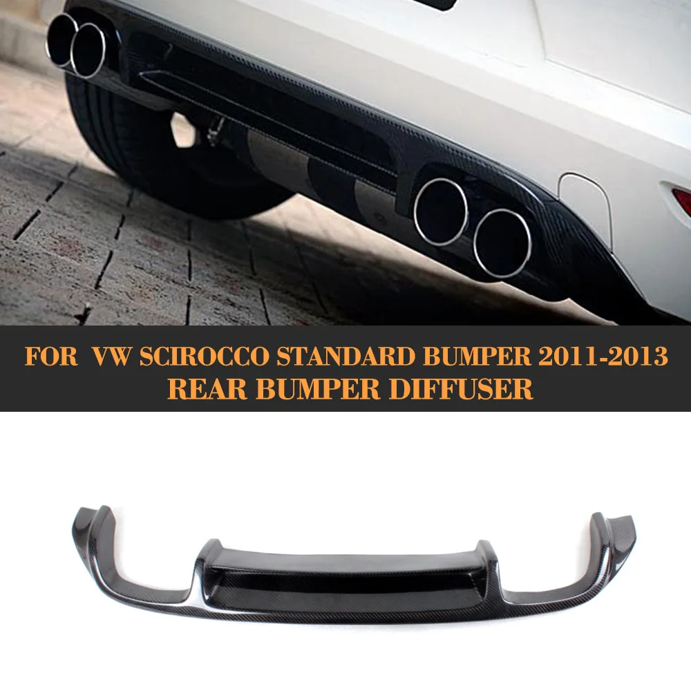 Реальное углеродное волокно автомобильная задняя крышка для VW Scirocco Standard Only 10 13 Non