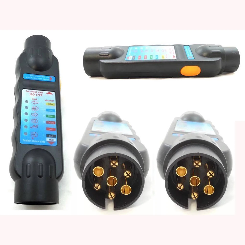 7 булавки цепи световой сигнал Тестер трейлера Разъем тестер автомобиля