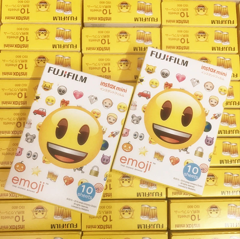 Оригинальный Fujifilm Instax Mini Fuji Film emoji для камер Мгновенной Печати 8 7 s 50 50i 90 25 dw Share SP 1