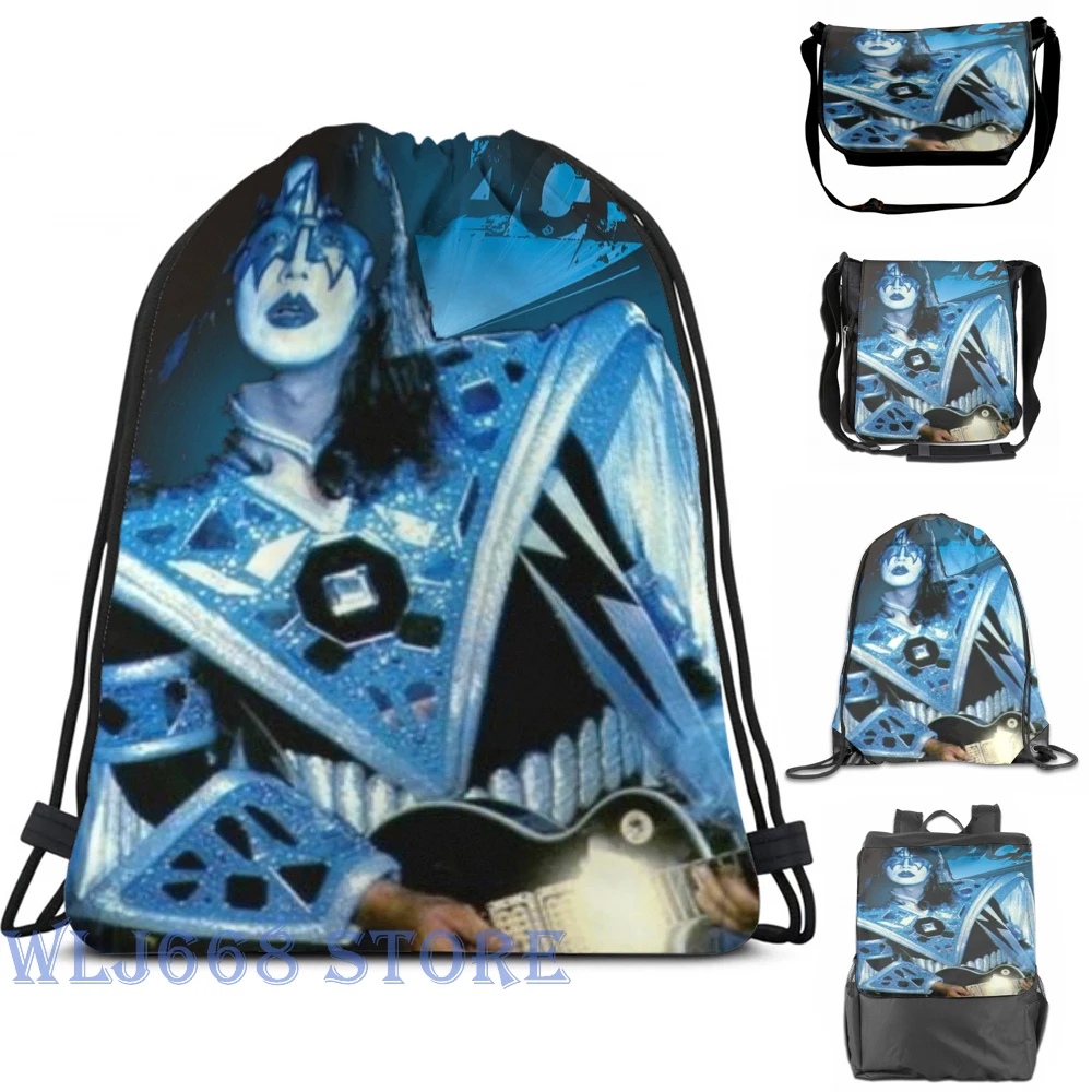 Забавные сумки через плечо с графическим принтом для женщин Ace Frehley рюкзак на одно