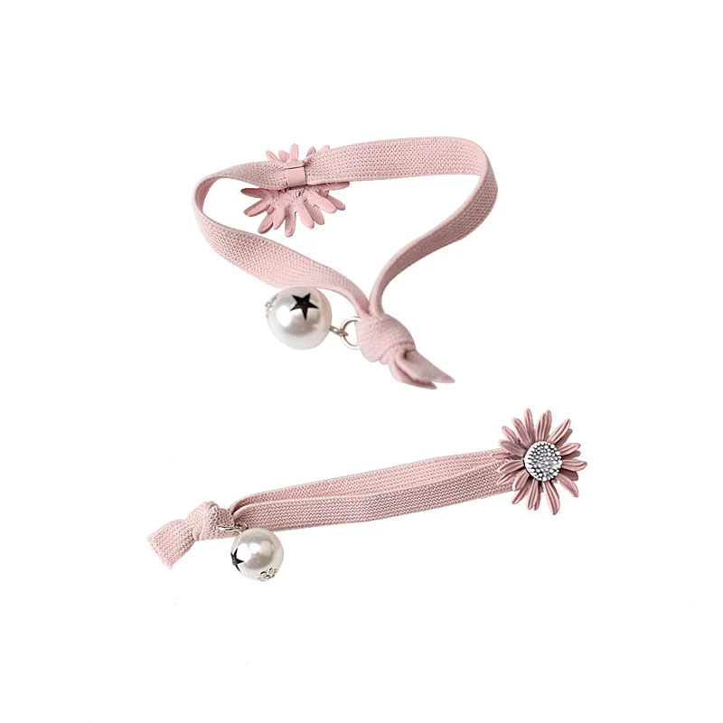 ММИСМ Корейская милая упругая резиновая резинка с жемчужинами и звездами для повседневного использования волосы, аксессуары для головы для женщин, уплотнительные кольца.