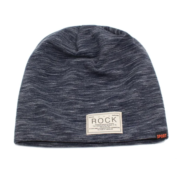 navy YOUBOME брендовые вязанные шапочки Skullies Beanies Зимние шапки для мужчин и женщин маска Женский Мужской Gorros Bonnet мешковатые Мягкие осенние шапки - Цвет: navy