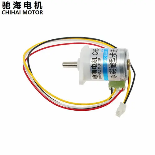 ChiHai мотор CHS-GM15BY 2 фазы 4 провода шагового двигателя, Шестерни двигатель 30 Ом DC 5,0 V интеллигентая(ый) полукруглой потайной головкой инструмент Робот Мотор