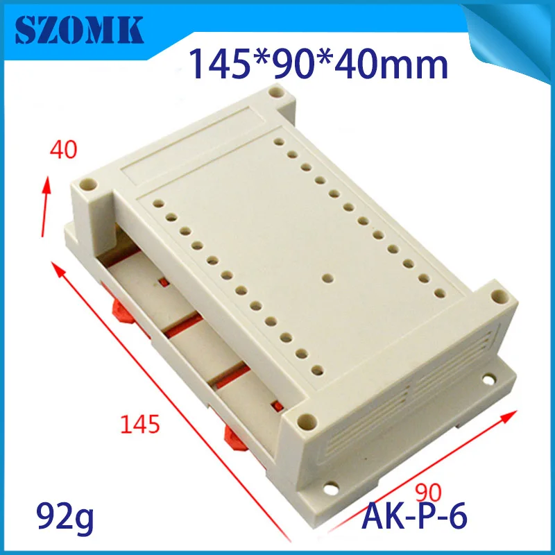 1 шт. 145*90*40 мм Настенный Электронный пластиковый корпус abs pcb din rail box|wall mount|box boxbox |