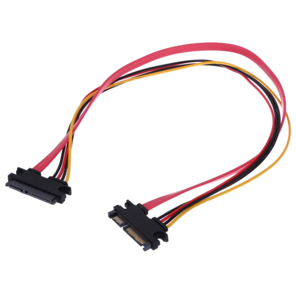 45 см 22 Pin папа до 7 + 15 SATA Женский Кабель питания данных серийный ATA M/F