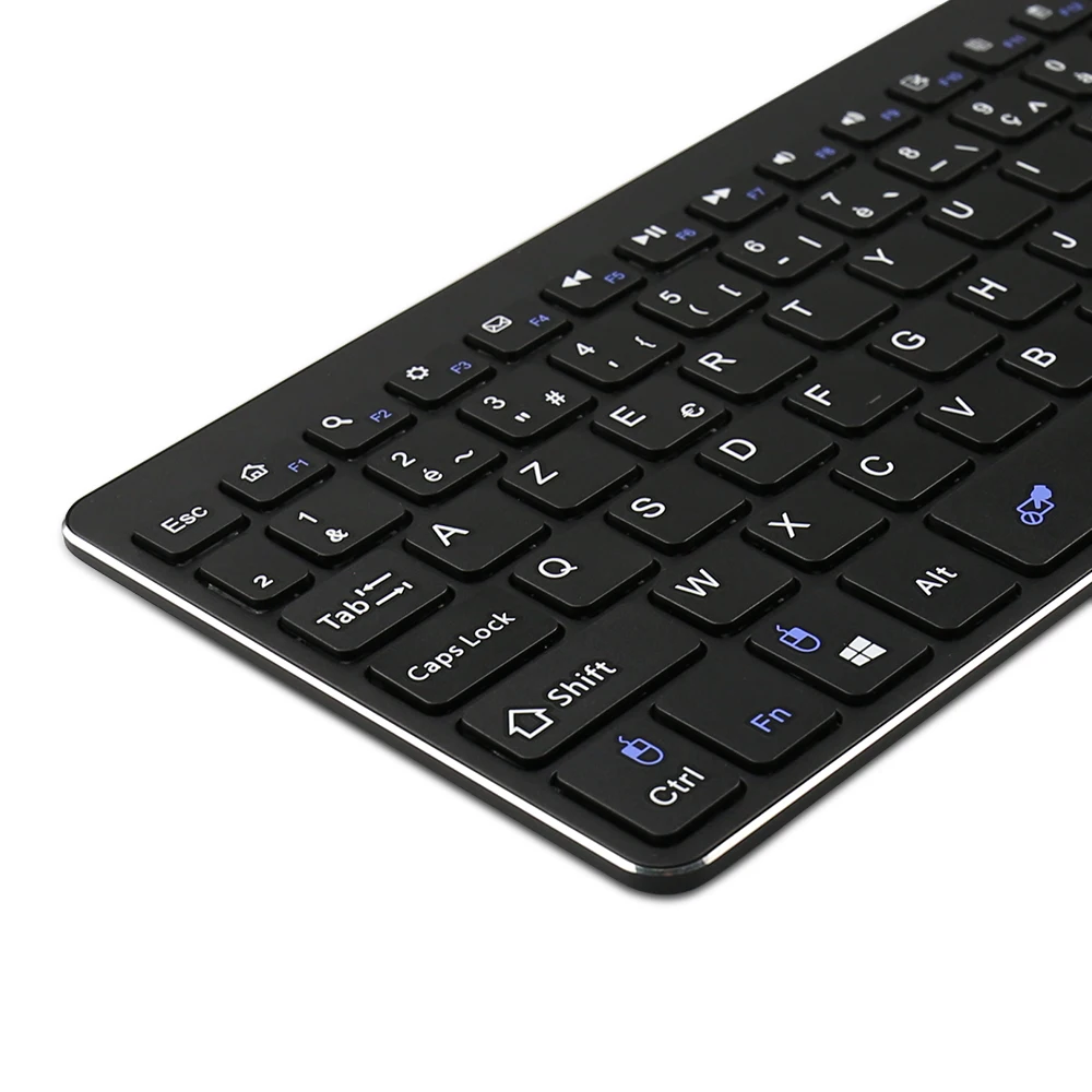 Оригинальный Zoweetek K12-1 Мини Беспроводная Французская клавиатура 2 4G с тачпадом