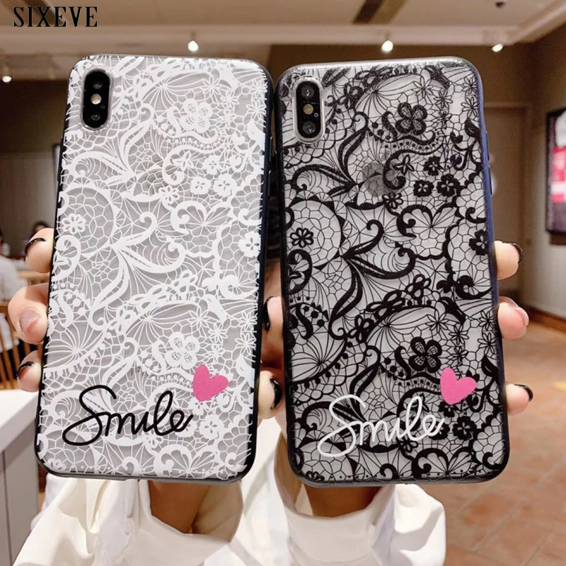 Чехол с кружевным и цветочным принтом Love heart для samsung galaxy J7 Neo J701F M10 M20 J3 J5 J7 J2 Prime Pro Duos жесткий чехол-накладка из поликарбоната