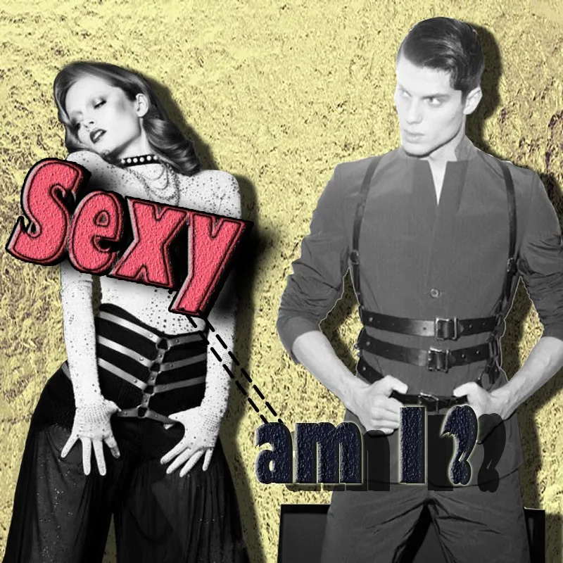 Портупея кожаный ремешок для тела в американском стиле со съемным воротником и