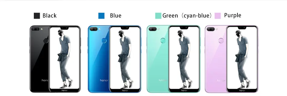 Совершенно мобильный телефон Honor 9i 5,8" смартфон 4 Гб ОЗУ 128 Гб ПЗУ Kirin 659 Deca Core Распознавание отпечатков пальцев на весь экран