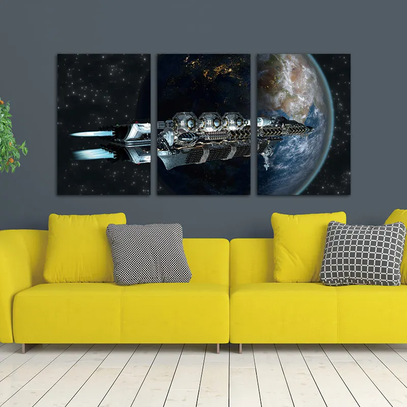 Модульные картины из 3 частей печатные Звездные войны штурмовик постер фильма