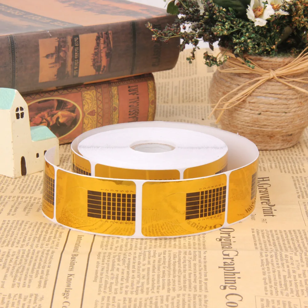 500 шт. формы для ногтей руководство искусство советы наращивания французский DIY