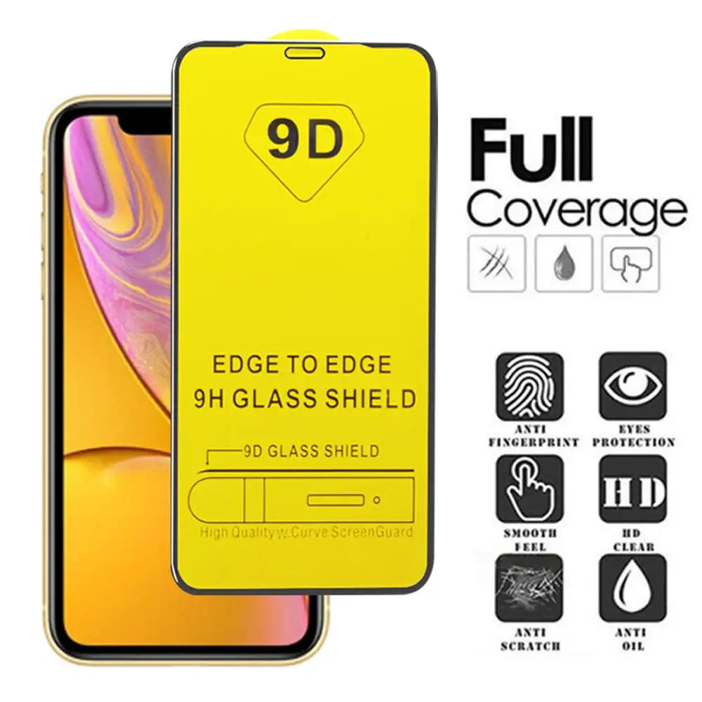 Закаленное защитное стекло для iPhone 11 7 X XR защита экрана 6 XS Max Pro 8 Plus 6S