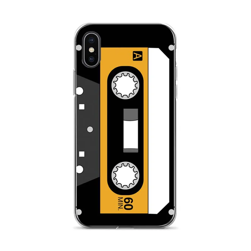 Aiboduo классический ретро Кассетный чехол для телефонов iPhone XSmax XR XS X 7 7plus 8 8plus 6 6s 6plus 5