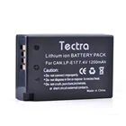 Tectra 1 шт. 1200 мАч LPE17 LP E17 Аккумулятор для Canon LP-E17 EOS M3 M5 M6 750D 760D T6i T6s 800D 8000D Kiss X8i аккумулятор