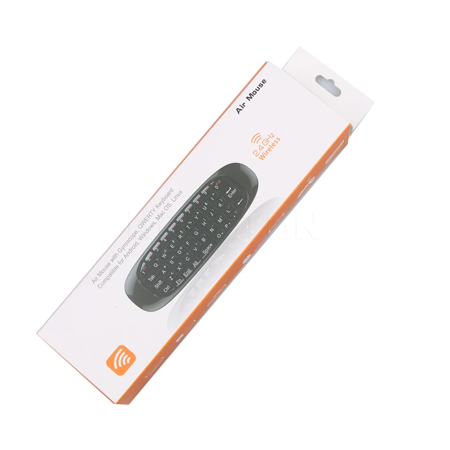 Kebidu 2 4G C120 Fly Air Mouse беспроводная клавиатура для ТВ приставки перезаряжаемый пульт