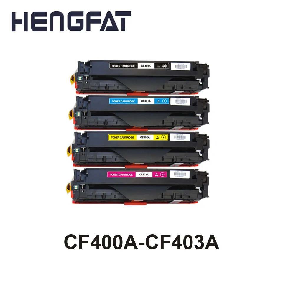 2 шт. для hp 201A CF400A CF401A CF402A CF403A совместимый тонер картридж принтера HP LASEJET M252dw M277n