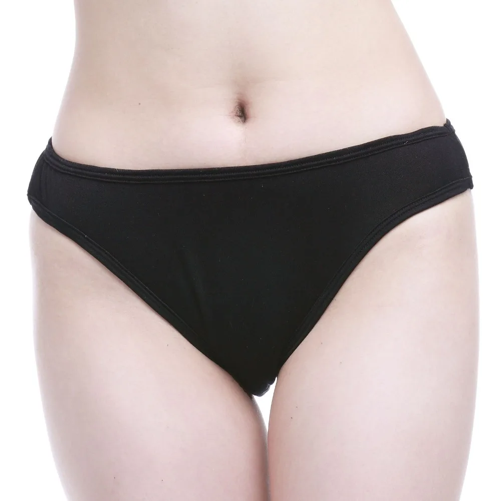 Women Thong 4 Pair 100% Pure Knit Silk Lingerie Panties Size US S M L XL XXL