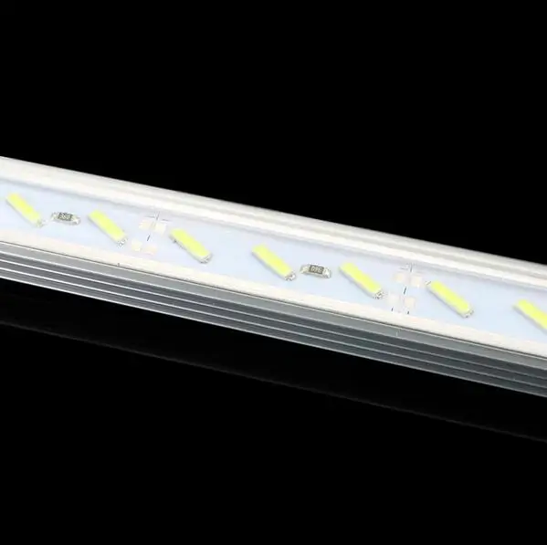 Супер яркий жесткий бар свет DC12V 36 led SMD 8520 Алюминиевая СВЕТОДИОДНАЯ лента +