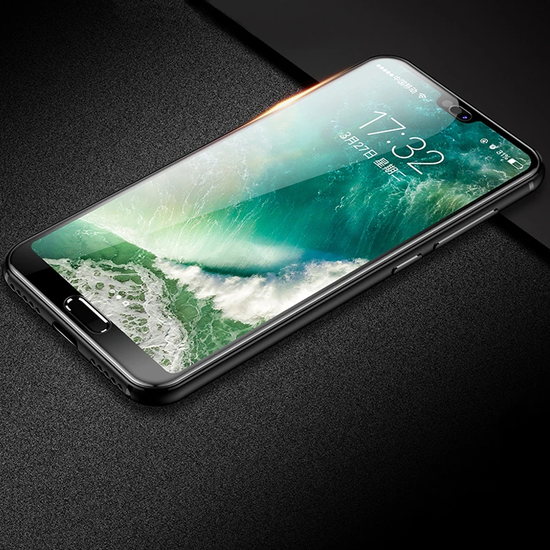 XinWen 5D новейший изогнутый защитный экран протектор Закаленное стекло для huawei p smart