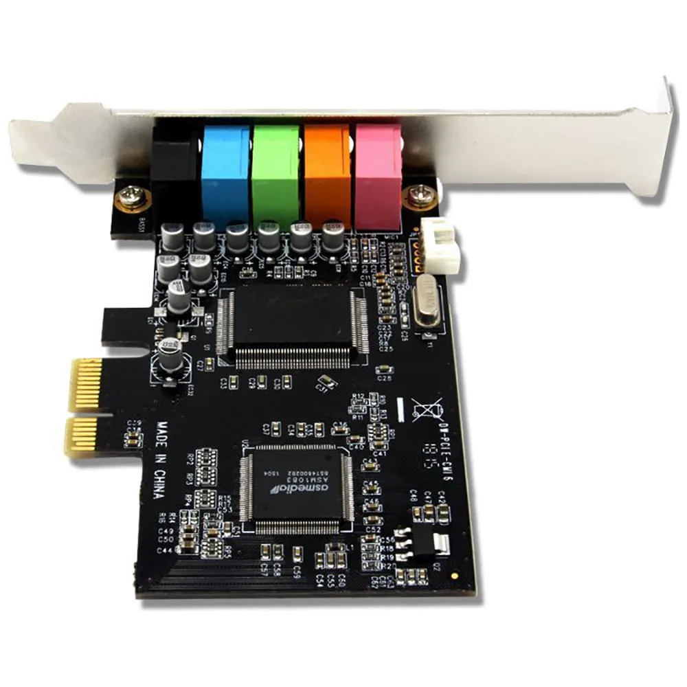 Аудио Звуковая карта PCI E 5 1 звук портов звуковая CMI8738 кино стерео объемная ED
