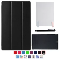 case for sony xperia z3 compact 8 tablet slim pu leather smart cover for sony z3 compact folio folding stand funda