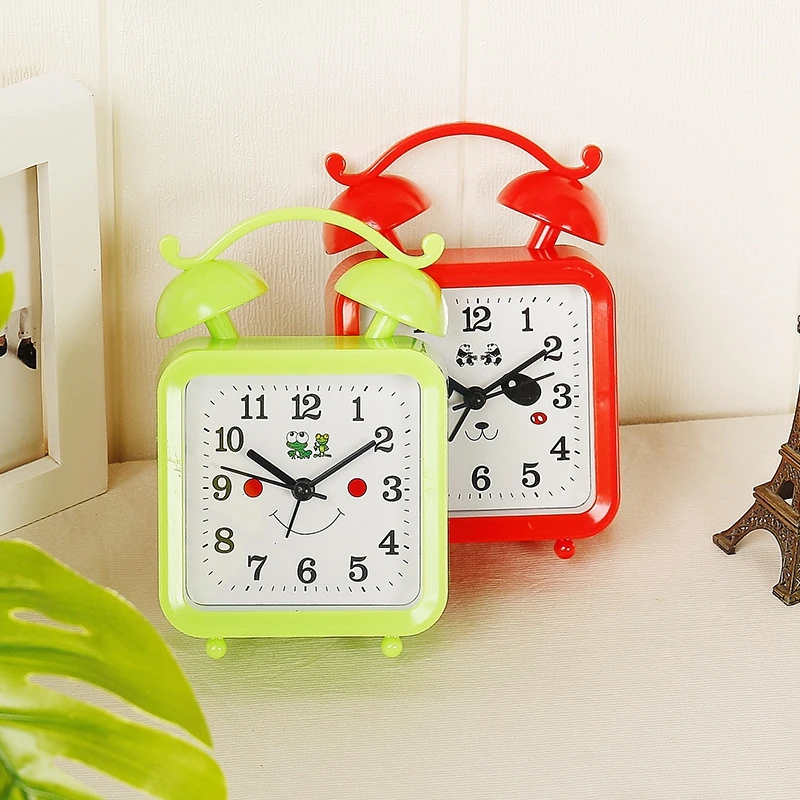 Современные креативные квадратные домашние часы будильник Детские Настольные