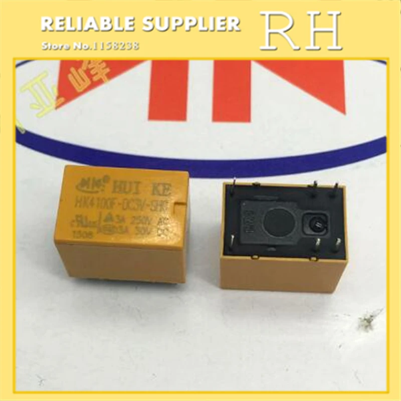 5 шт./лот Сигнальное реле HK4100F-DC3V-SHG HK4100F-DC5V-SHG HK4100F-DC6V-SHG 3V 5V 6V 3A 250VAC 6PIN