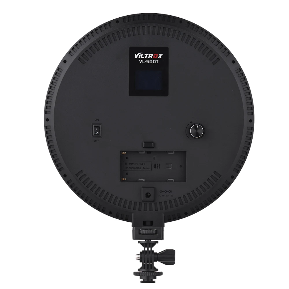 Viltrox VL-500T 9 дюймов круговой СВЕТОДИОДНЫЙ светильник 3300 K-5600 K CRI 95+ Макс. Мощность 25 Вт для портретной детской макросъемки