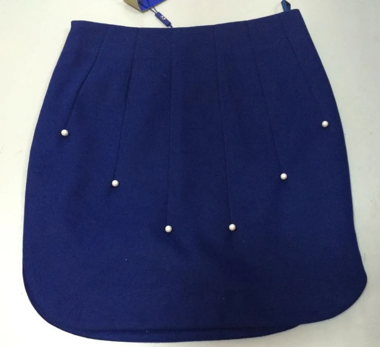 Колледж качество зима осень синий дамы офис корпоративный работа винтаж