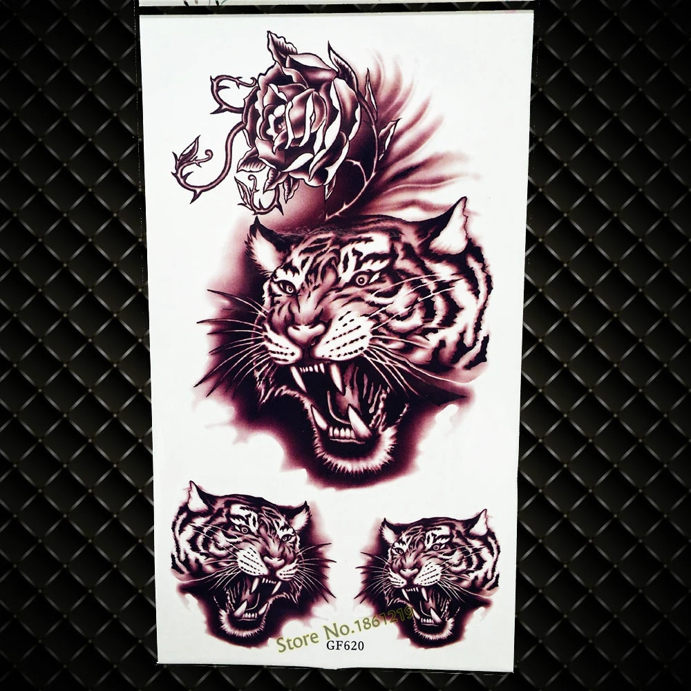 Черная Татуировка хны английские цитаты дизайнерские временные моментальные