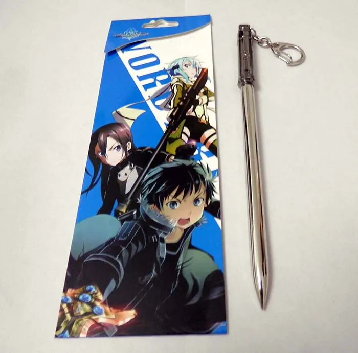 Оптовый Меч Art Online SAO Kirigaya Kazuto Kirito yki Asuna брелок для косплея черный ключей кукла