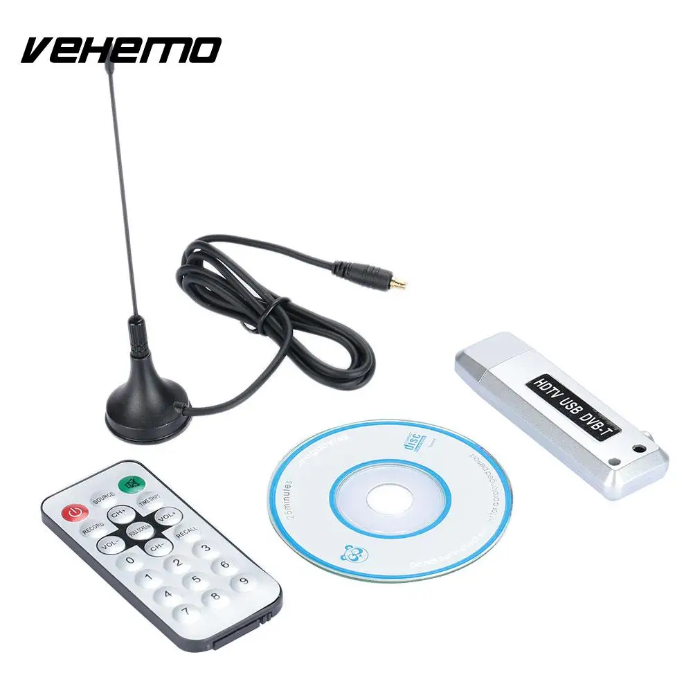 Vehemo ИК удаленного USB 2 0 HDTV адаптер MP3 тюнер Палка приемник Премиум переносной CD ROM