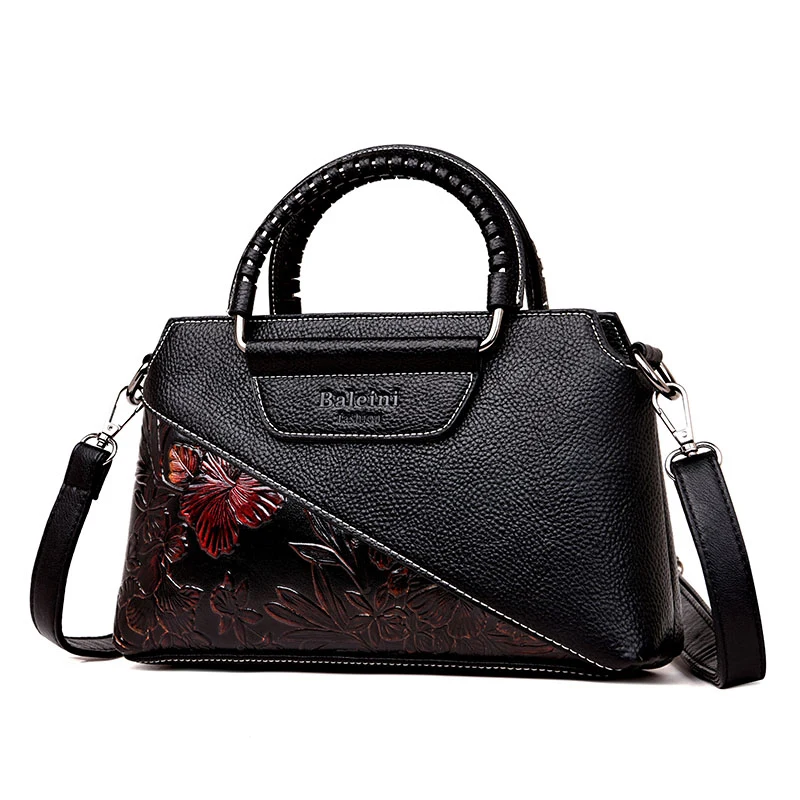 Маленькие кожаные сумки для женщин сумка с цветами сумка женская Bolsa Feminina сумки через плечо для женщин ручная сумка высокого качества