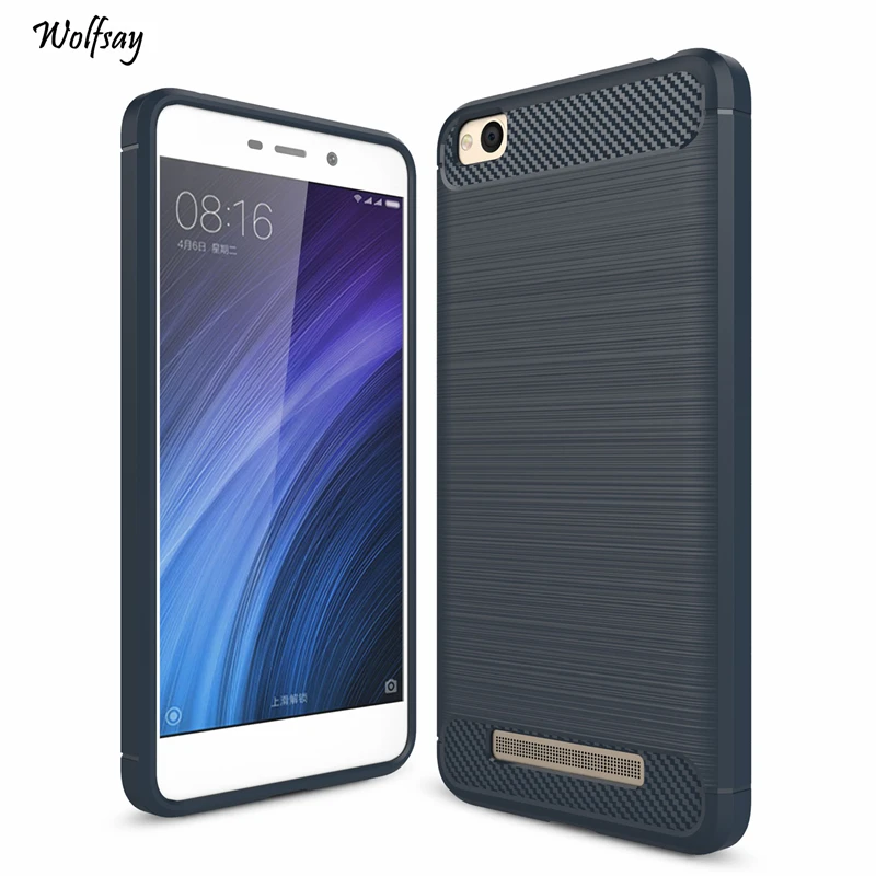 Чехол Wolfsay для телефона Xiaomi Redmi 4A резиновый силиконовый чехол 5 &quot- | Мобильные