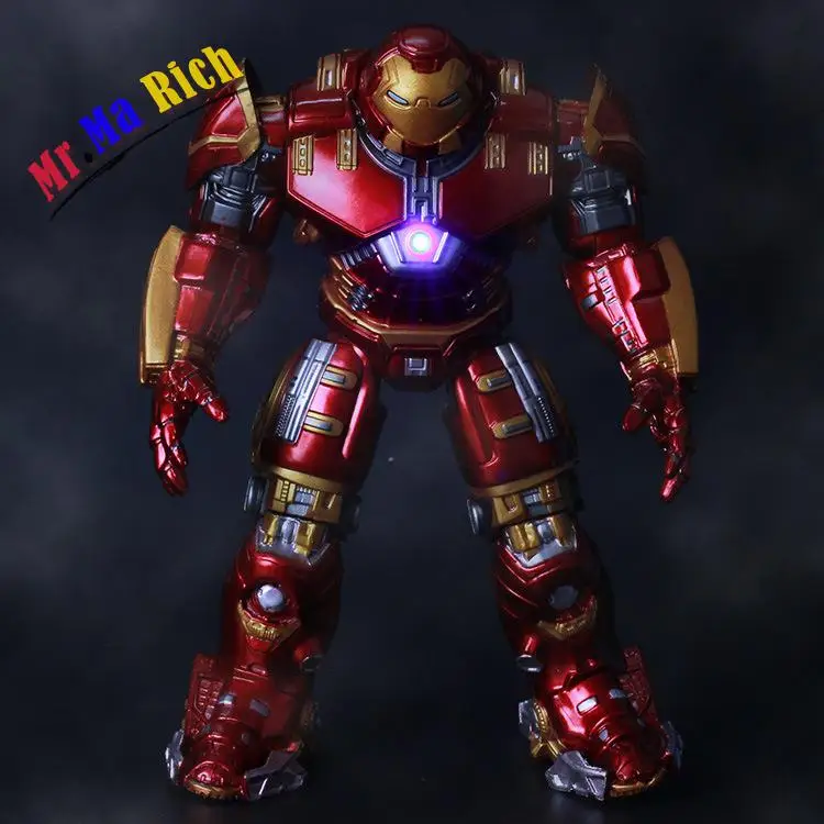 1 Pz Мстители пленка Di 2 18 см ETA Ultron LuceColore дель Metallo Железный человек Mark 43 халкбастер