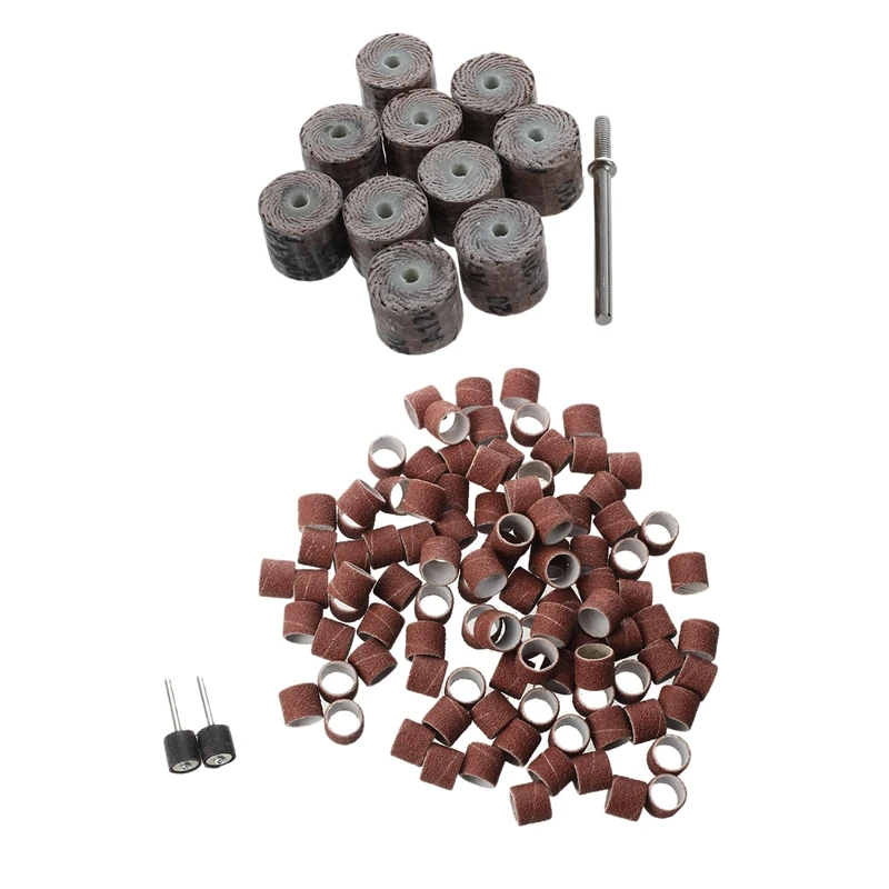 12x14x3 мм 120 Grit щетка шлифовальный инструмент лоскут колесо (10 шт.) и 100 шт. 1/2 дюймов