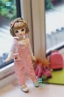 bjd accessories doll clothes for 27cm 30cm 16 bjd doll fashion lace shirt pink fashion jumpsuit