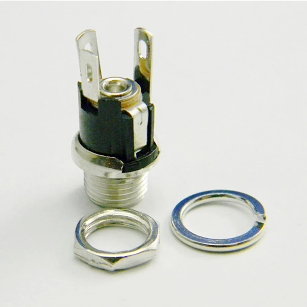 50Pcs 12V DC Power Supply Jack Socket Female Panel Mount Connector 5.5X 2.1mm Plug Adapter | Обустройство дома