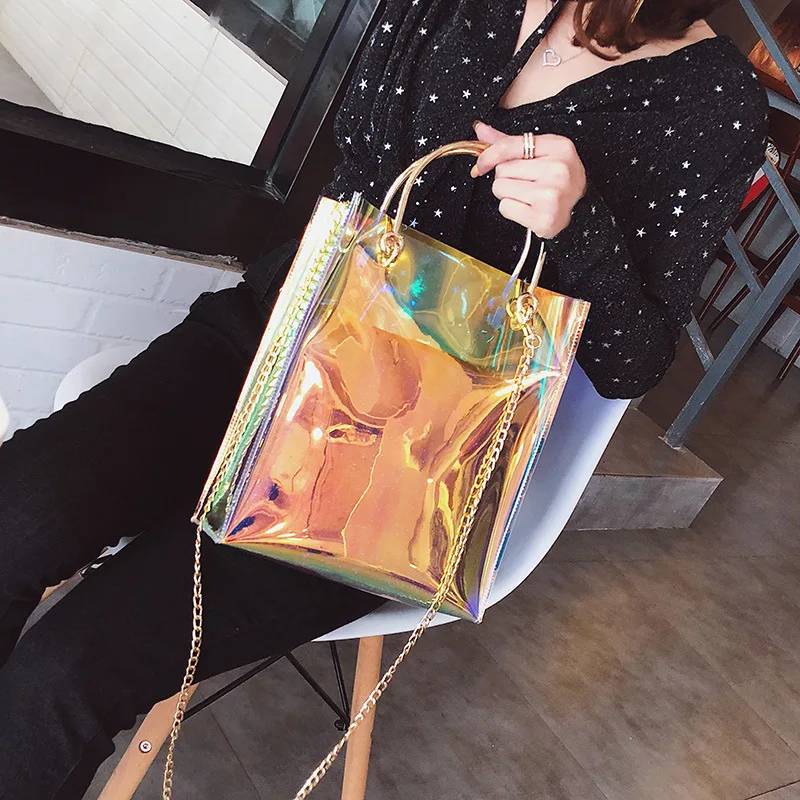 MS Хеди новый лазерный Для женщин Сумки Мода блестками Crossbody сумка для Курьерские