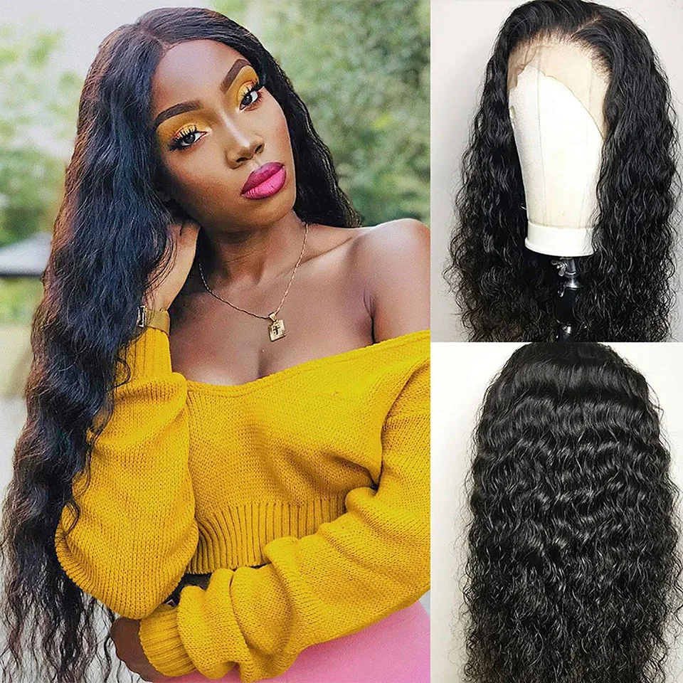 Ali Grace Hair 13*4 фронтальные парики шнурка перуанское неплотное переплетение 13*6 фронтальные парики шнурка 360 кружевных фронтальных париков предварительно сорванные волосы remy