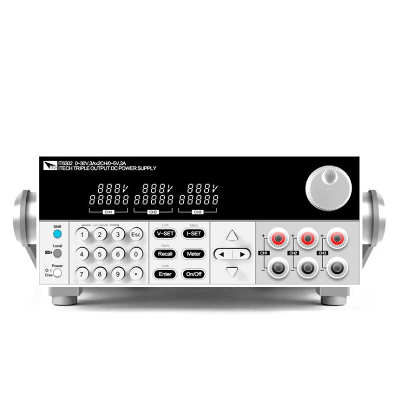 ITECH IT6302 3 канальный программируемый источник питания постоянного тока 30 В/3 а/90