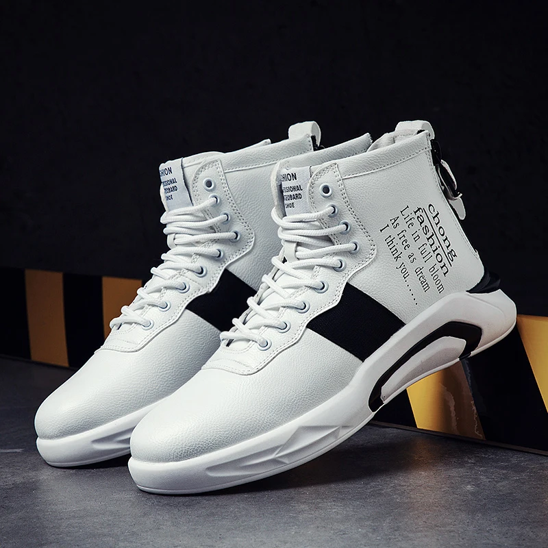 

Кроссовки мужские высокие, Повседневная Удобная обувь для отдыха, кеды для взрослых