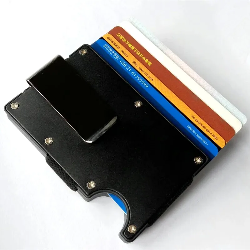 QOONG Custom Lettering Plastic Credit Card Holder Travel Mini Wallet Men Women Cardholder Porte Carte Male Case KH1-016s | Багаж и сумки