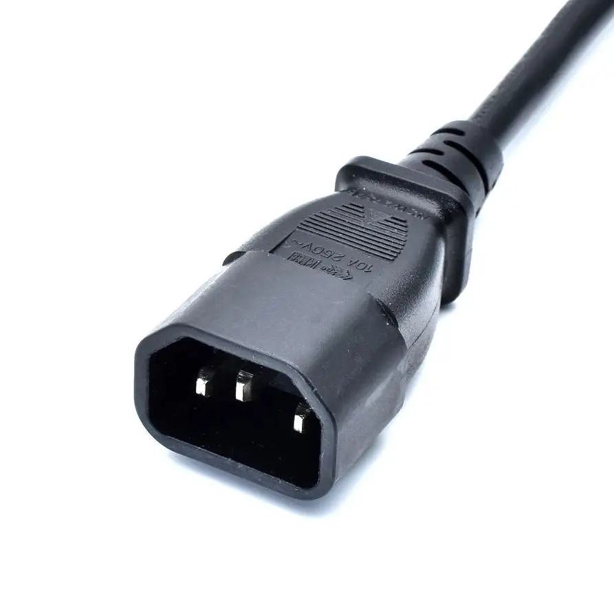 Штепсельная Вилка IEC 320 C14 к кабелям питания IEC309 332C6 16 А 250 В кабель Φ 1 5 мм вход 332P6