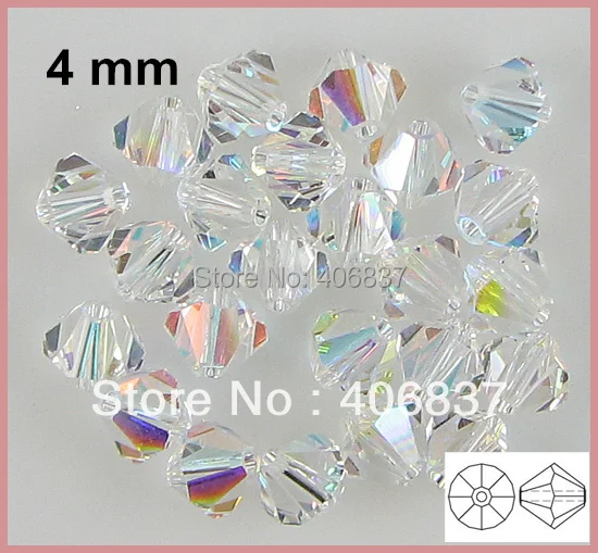 Бесплатная доставка! 720 шт./лот китайский высококачественный 4 мм Кристальный