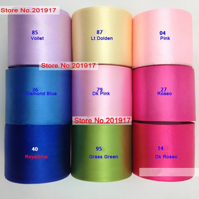 80mm 100% Polyester Satin Ribbon Rope+Jewelry Accessories Wedding Party Decaration Gift Packing Ribbon Cord,25yards=25ydsX1roll