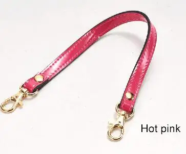 Hot pink Бренд IMIDO, 33 см, натуральная кожа, сумка на ремне, ручка, короткий ремешок, сменный кошелек, аксессуары, части, correa de bolso STP153 - Цвет: Hot pink
