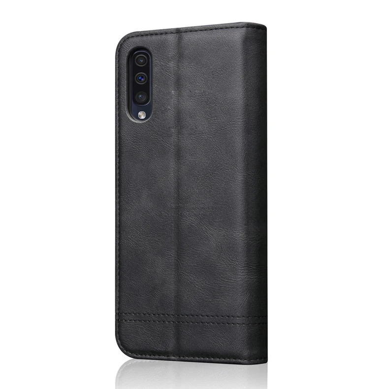 Винтажный кожаный чехол-книжка для samsung Galaxy A30 A50 A70 A70S A20, Роскошный кошелек с подставкой для карт, Магнитный чехол-книжка, повседневный чехол для телефона