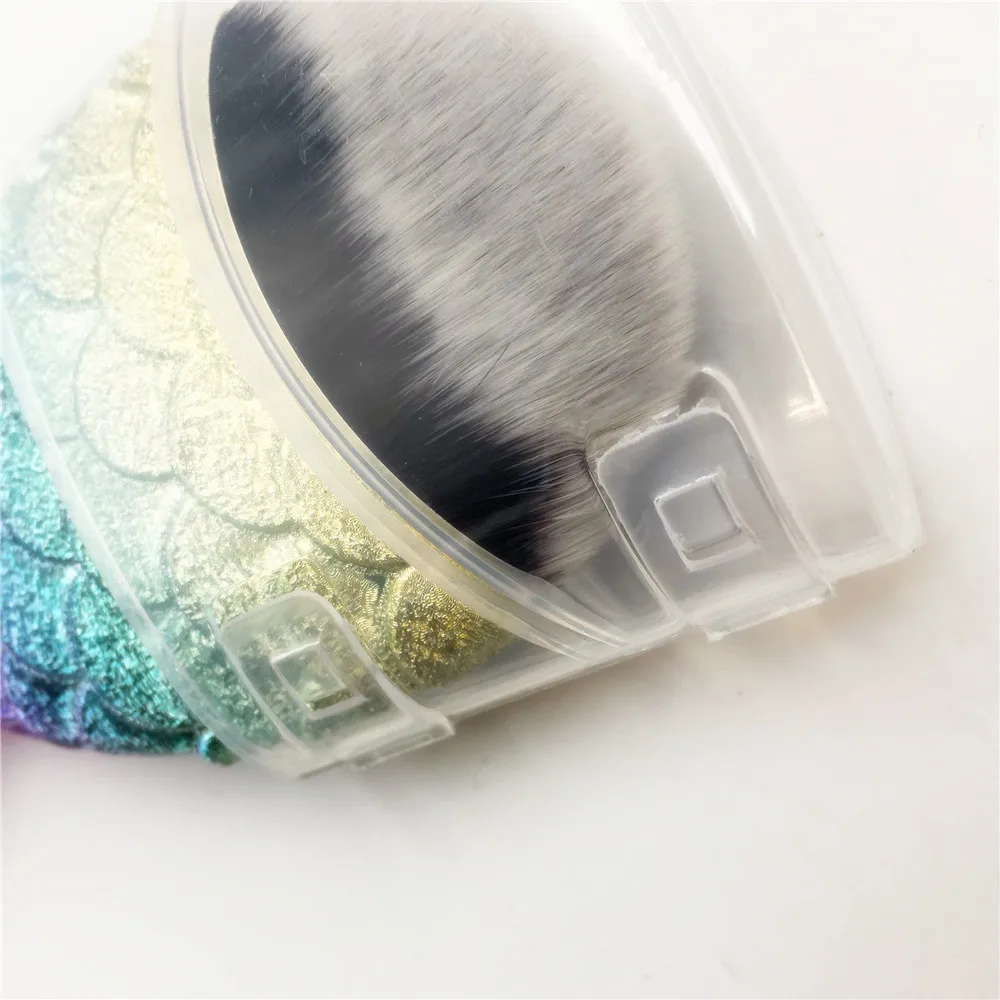 Новая форма русалки ногтей кисть для румян Косметика для макияжа рыбы Кисть для ногтей аксессуары для украшения инструменты дропшиппинг