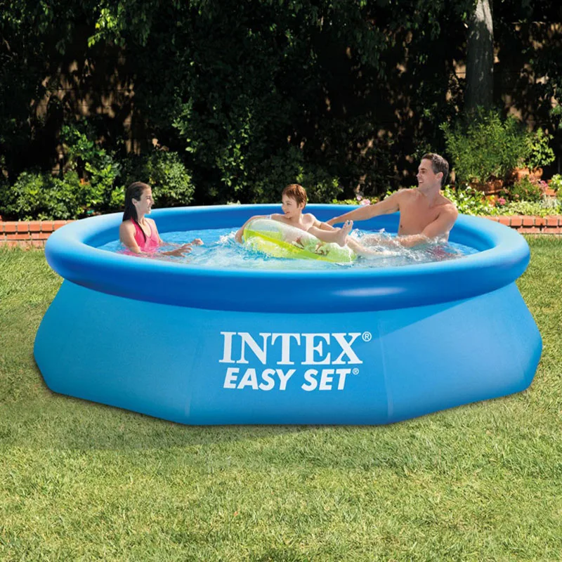 Intex сверхбольших 305*76 см бассейн 28120 надувной бассейн рыбный Gonflable Piscina детский бассейн ванна с ручной насос